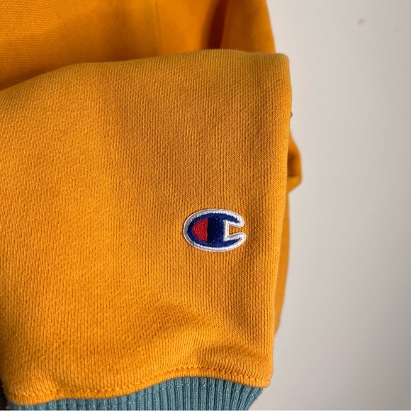 Champion Men’s Reverse Weave Sweatshirt Capri Orange - Picture 5 of 7